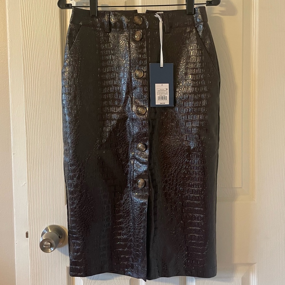 Rachel Comey x Target Faux Leather Skirt